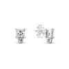 Sparkling Round & Square Earrings Sparkling Round & Square Earrings