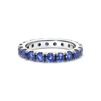 Sparkling Row Eternity Ring