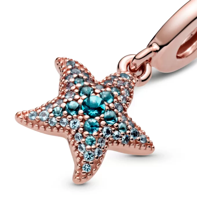 Sparkling Starfish Dangle Charm