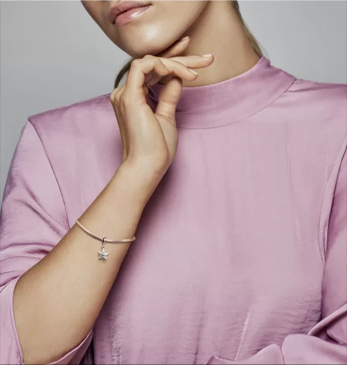 Sparkling Starfish Dangle Charm