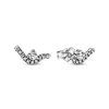 Sparkling Wave Stud Earrings Sparkling Wave Stud Earrings