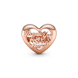 Thank You Mum Heart Charm