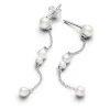 Treated Freshwater Cultured Pearl Drop Earrings