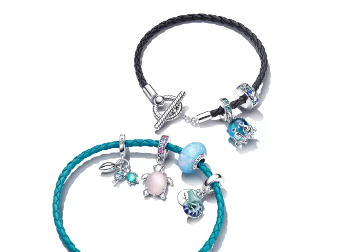 Tropical Starfish & Shell Clip Charm