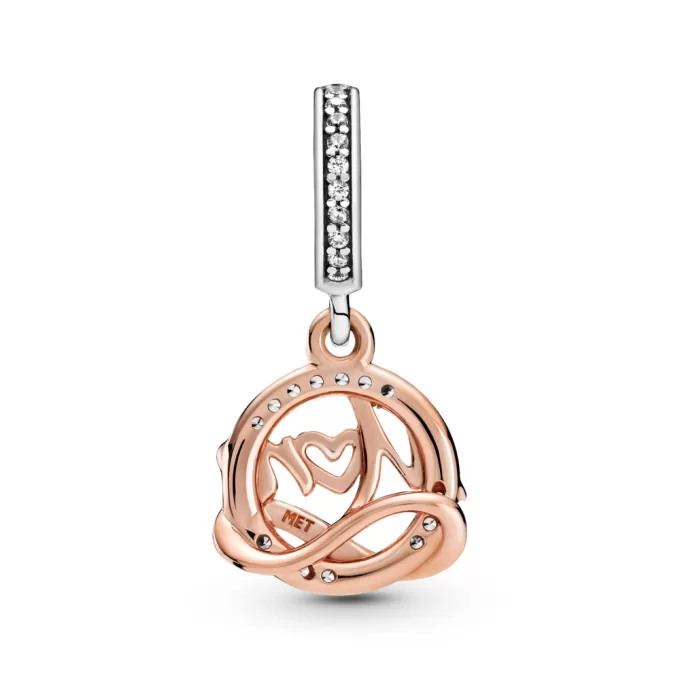 Two-tone Mum Dangle Charm