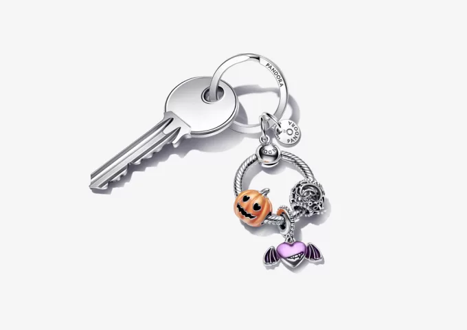 Vampire Winged Heart Dangle Charm Vampire Winged Heart Dangle Charm