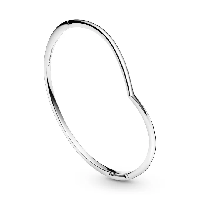 Wishbone silver bangle Wishbone silver bangle