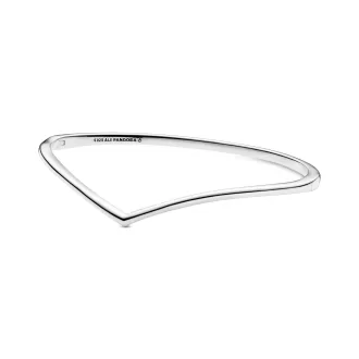 Wishbone silver bangle Wishbone silver bangle